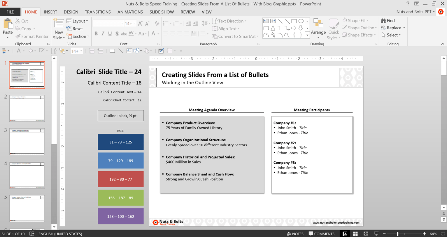 bullet point shortcut in powerpoint notes