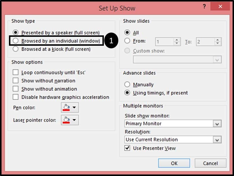 how to open two presentations in powerpoint at same time