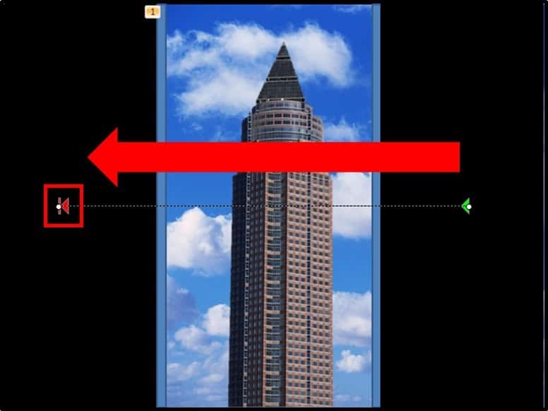 PowerPoint Reveal Animation Trick Part 3 Step #6D - Adjust the Motion Path