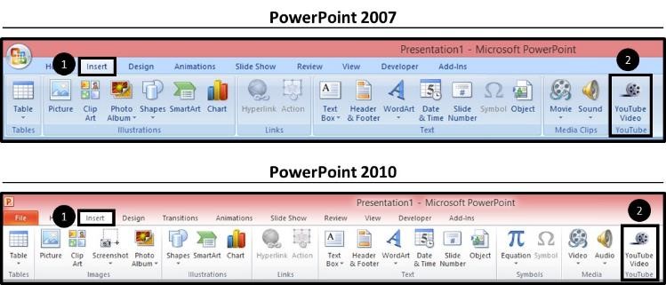 how to add video to powerpoint 2010
