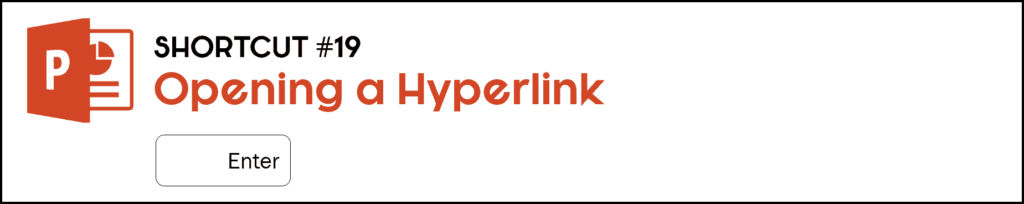 To active a hyperlink you've selected with your keyboard, hit Enter to active it