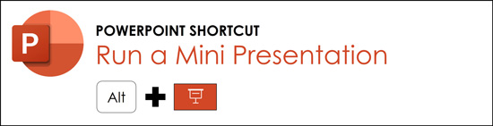how to send powerpoint in presentation mode