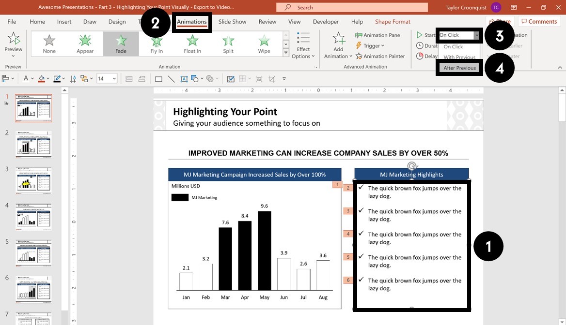 how to convert a powerpoint to video including sound