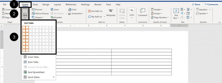 make a clickable table of contents word 2018