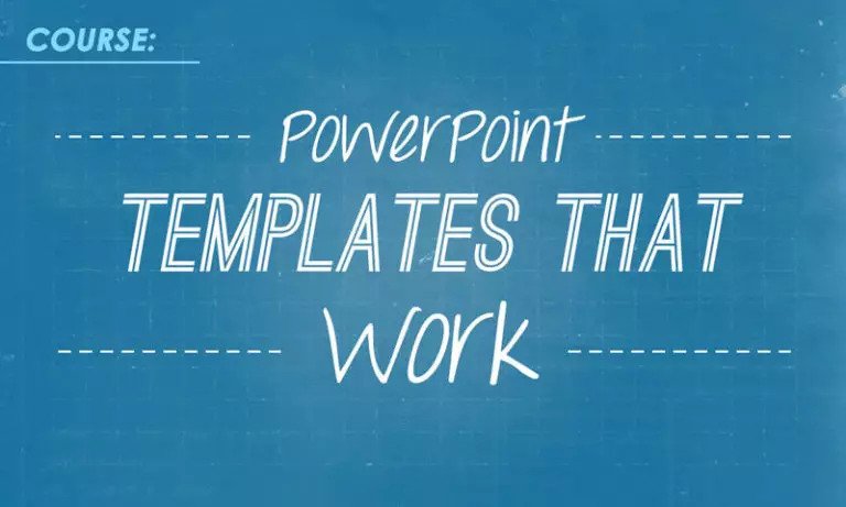 Image for the PowerPoint templates that work course