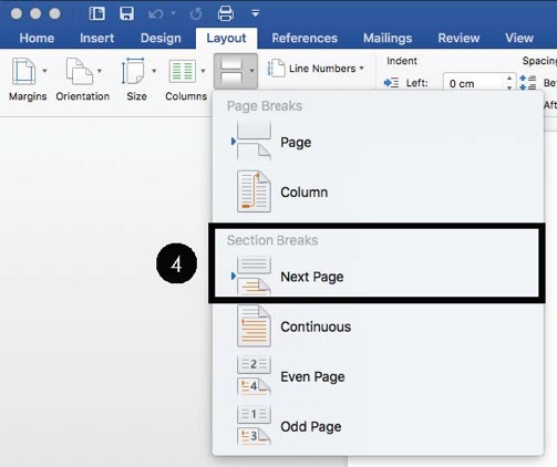 i cant format page numbers in word
