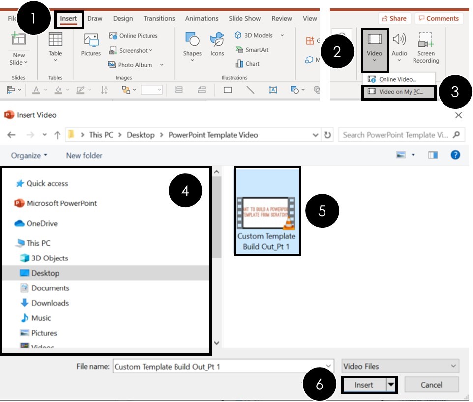 How To Embed Video In PowerPoint Embed Video 1 