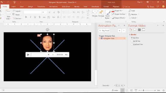 PowerPoint-Hologram-13-arrange-the-video-above