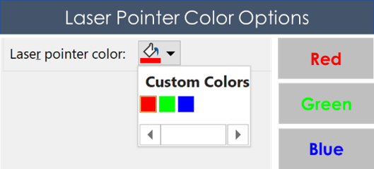 Red-Green-and-blue-laser-pointer-color-options