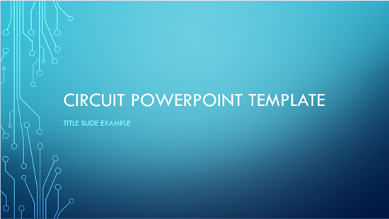 title slide of powerpoint presentation