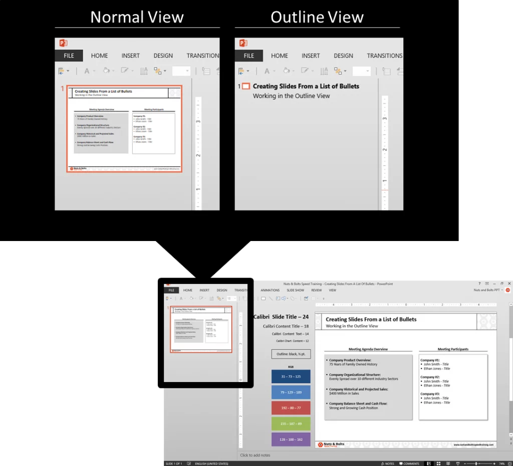 PowerPoint-Outline-View