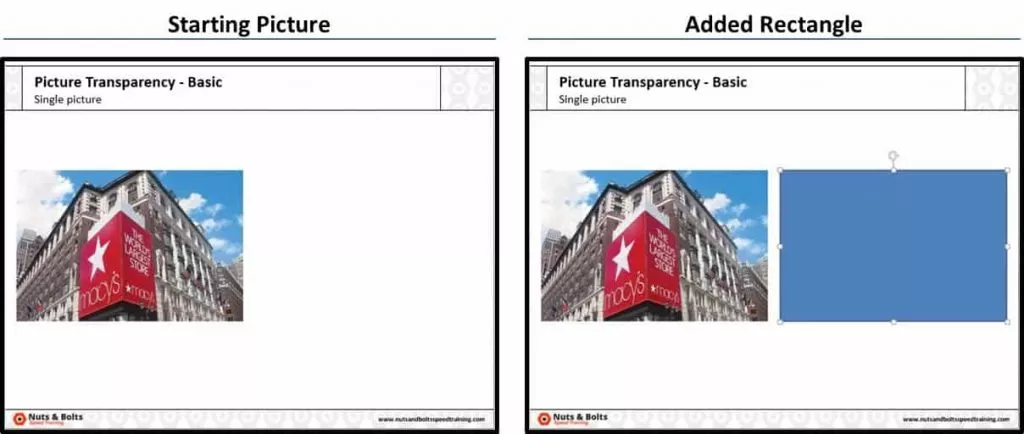 PowerPoint-Picture-Transparency-Single-Step-1-Insert-a-Rectangle