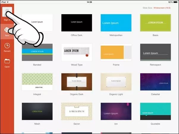 how to make a powerpoint presentation on ipad