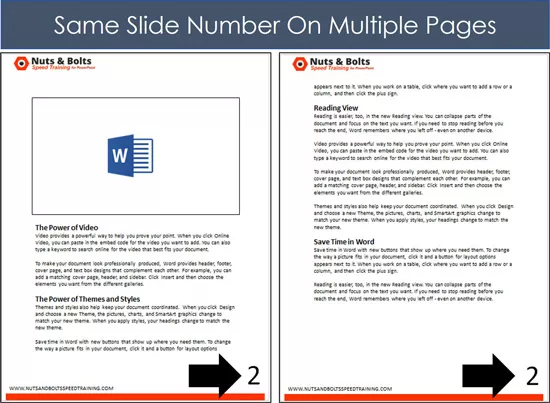 The number at the bottom of your speaker notes in PowerPoint indicates the slide number, not the number of pages you print