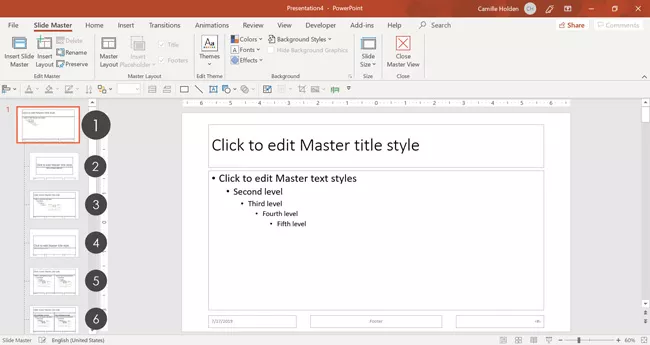 Do not delete the custom slide layouts that come with PowerPoint unless you are one hundred percent sure you will never use them